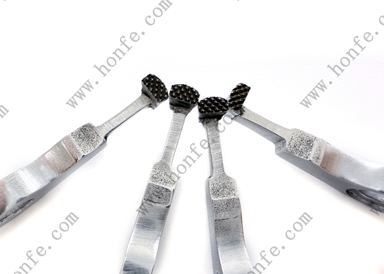 Gripper Bawah Dengan Counterbore 911319363 D1 1.5*3 Diamond Knurled Suku Cadang Alat Tenun Sulzer