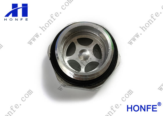 Kaca Tingkat Minyak Dengan O-Ring 921.866.010 G3/4" Mesin Tekstil Bagian-bagian Mesin Tenun Proyektil Kualitas tinggi