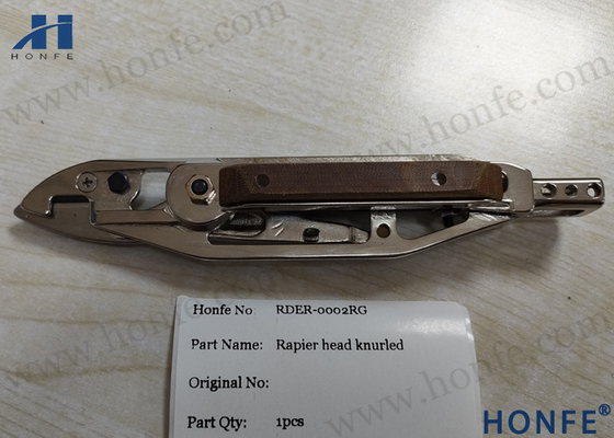 Rapier HONFE-Dorni Loom Suku Cadang Kepala Knurled Dengan Beralur