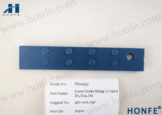 Lapisan Rem Bawah 911327698/270006747 Suku Cadang Tenun Proyektil Untuk Sulzer P7100