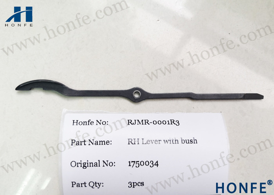 RH Lever Dengan Bush 631384/1750034 Suku Cadang Rapier Loom Untuk Muller Ⅱ