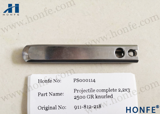Proyektil D1 911812218 Untuk Mesin Sulzer Diamond Knurled 25N/2500GR