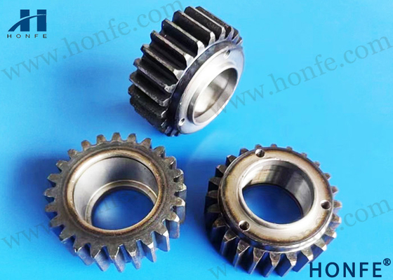 Gear BA230704 Picanol Loom Spare Parts Untuk Optimax Dengan 24 Gigi Oleh HONFE