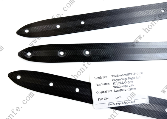 Bagian-bagian suku cadang tenun Sulzer Kanan-Kiri G6500 Pita Lebar=190-220 Panjang=2763mm
